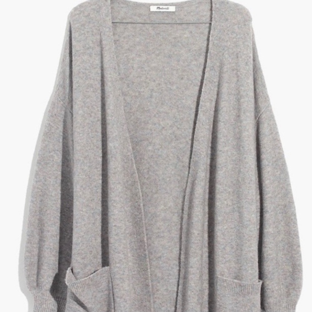 Madewell Grey Wool/ Alpaca Cardigan
